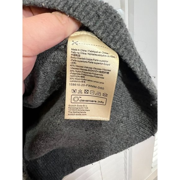 Scotch and Soda Men's Wool Sweater - Size S - Picture 5 of 6